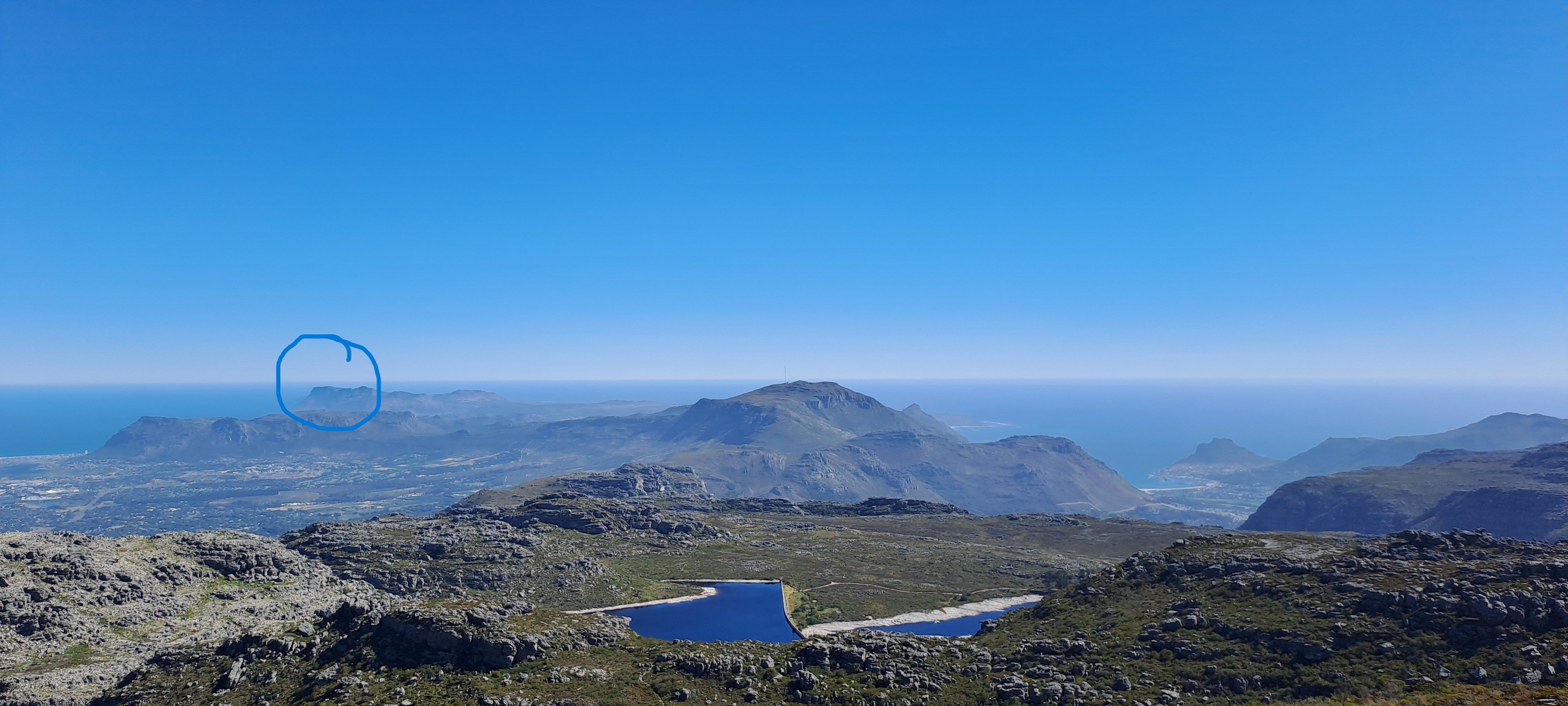 cap de Bonne espérance vue de Table Mountain